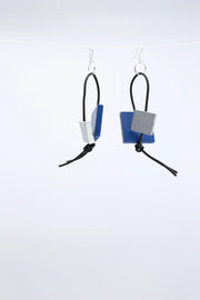 Jianhui Leatherette & Squares Earrings - Essential Elements Chicago