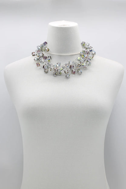 Jianhui London Crystal Cubes Necklace, Short - Essential Elements Chicago