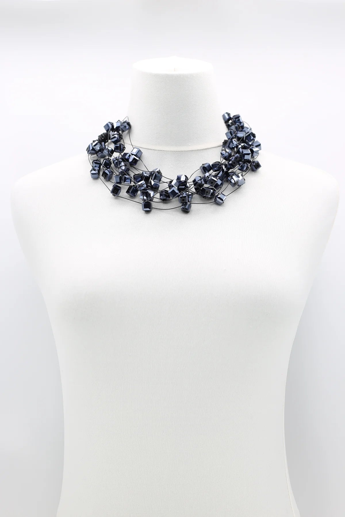 Jianhui London Crystal Cubes Necklace, Short - Essential Elements Chicago