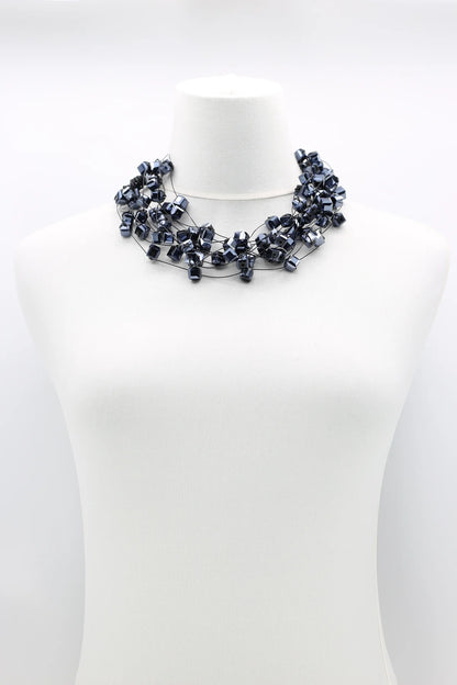 Jianhui London Crystal Cubes Necklace, Short - Essential Elements Chicago