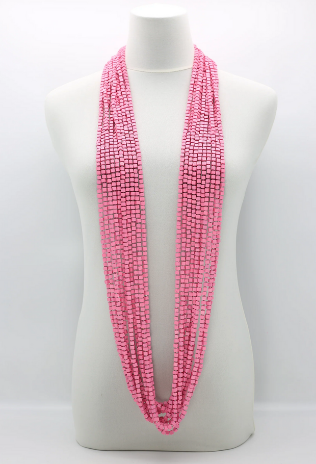 Jianhui Pink Pashmina Necklace - Essential Elements Chicago