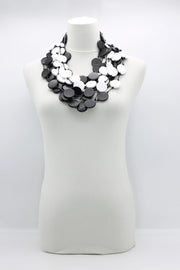 Jianhui  White & Black Coin Necklace - Essential Elements Chicago