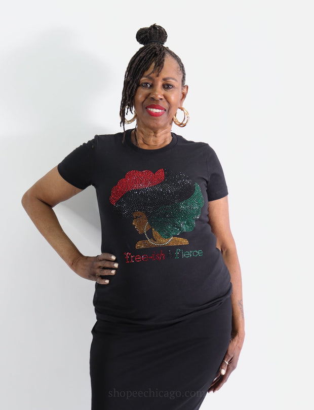 Juneteenth Bling Tee - Essential Elements Chicago