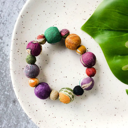 Kantha Betty Bauble Bracelet - Essential Elements Chicago