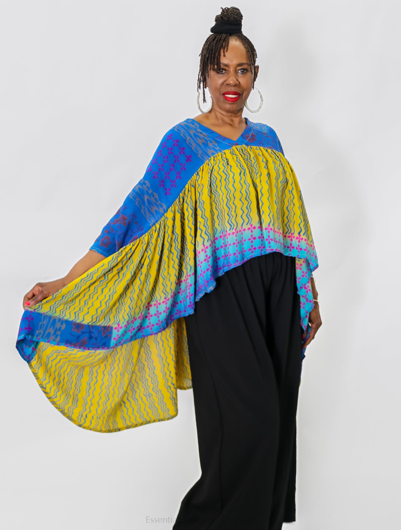 Kantha Gold Dust Crop Top