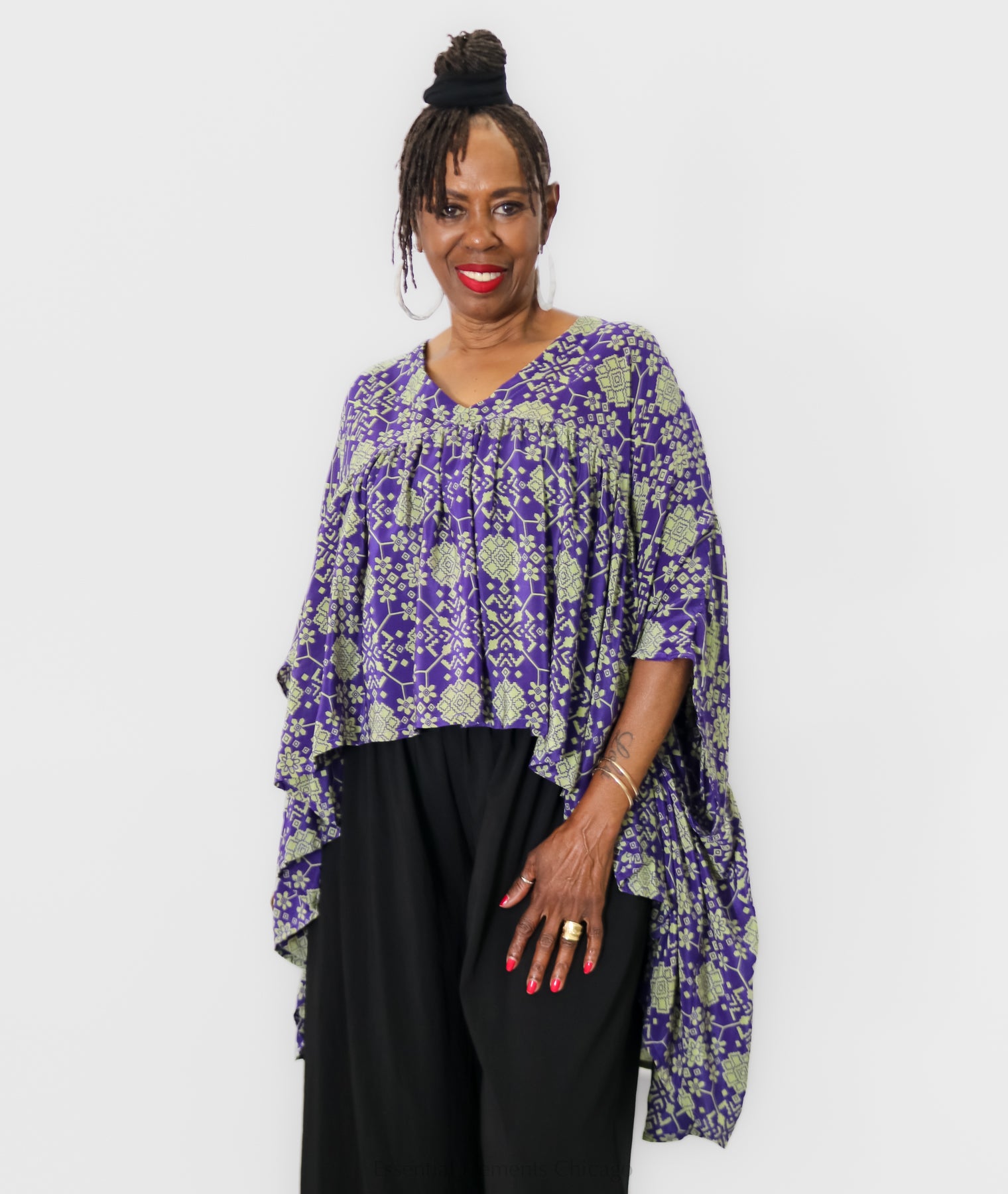Kantha Gold Dust Crop Top