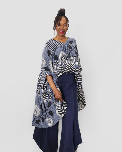 Kantha Gold Dust Crop Top