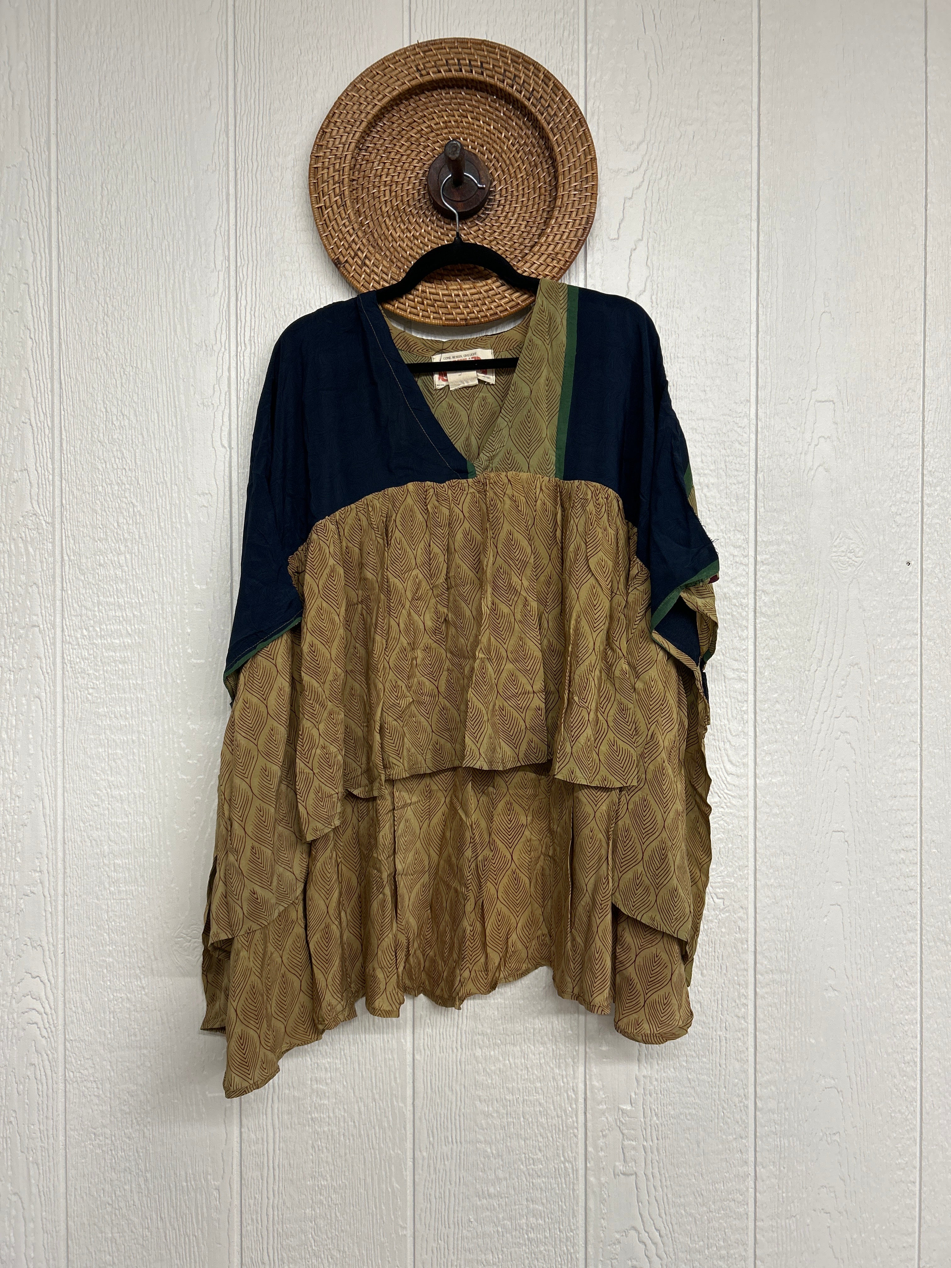 Kantha Gold Dust Crop Top