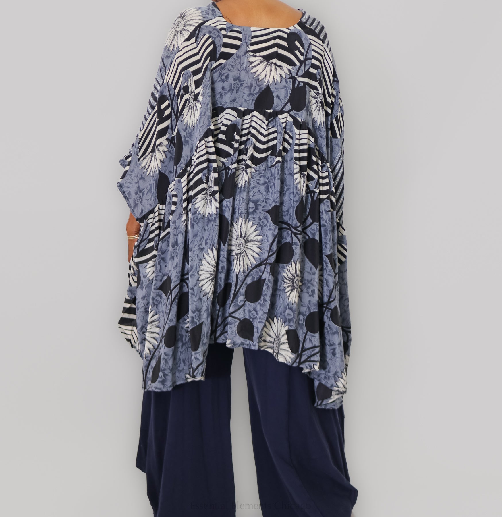 Kantha Gold Dust Crop Top