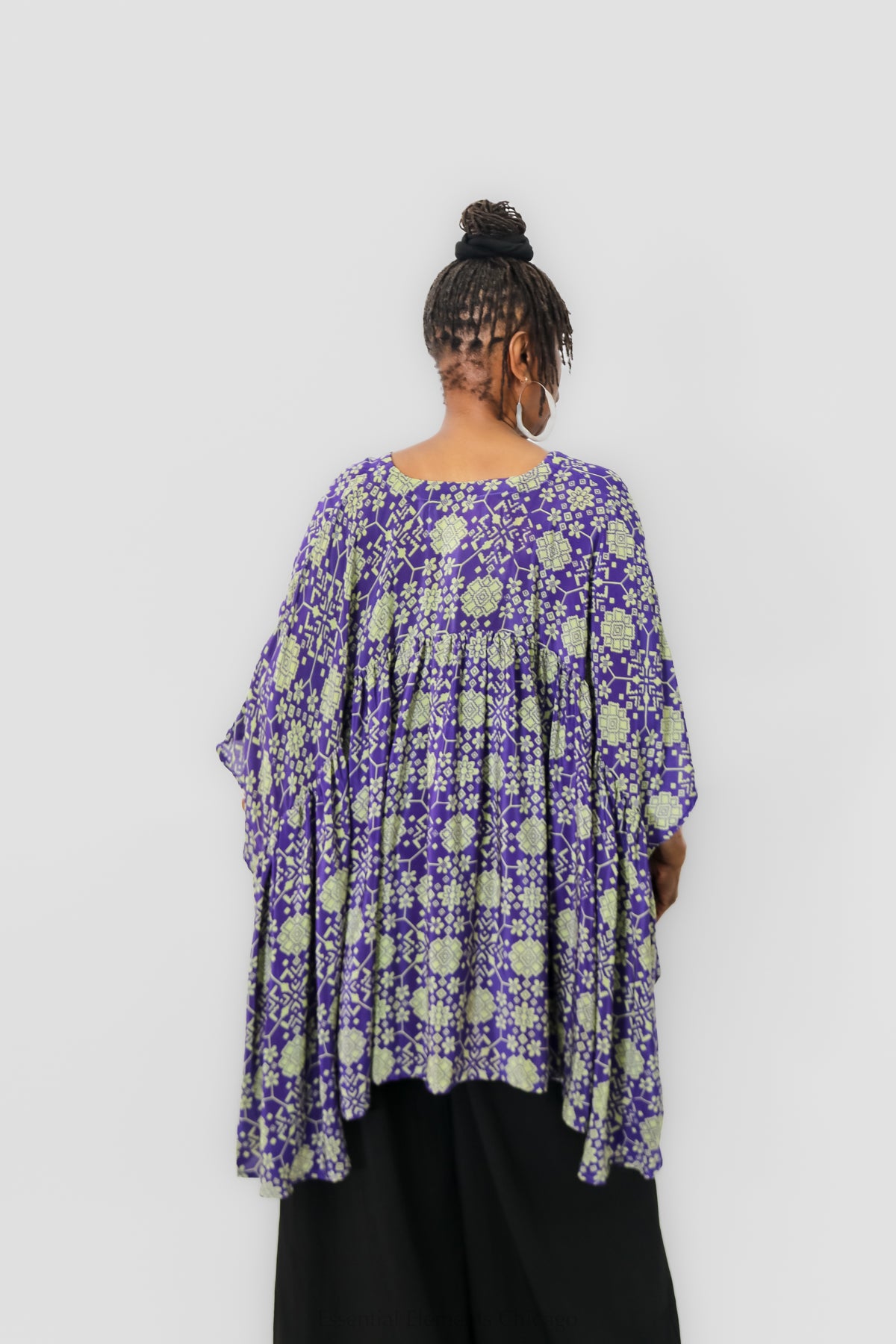 Kantha Gold Dust Crop Top