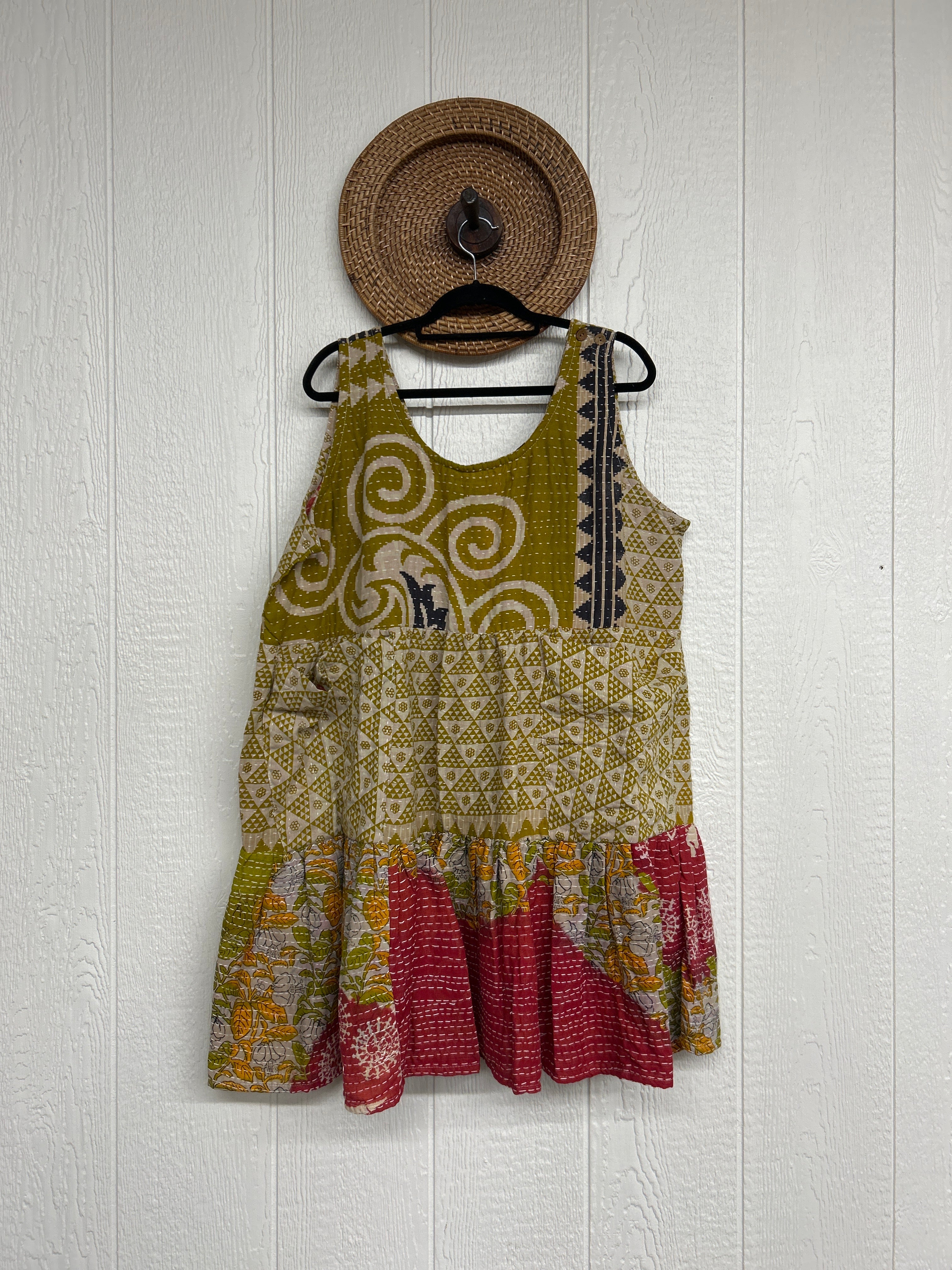 Kantha Meadow Mini Dress