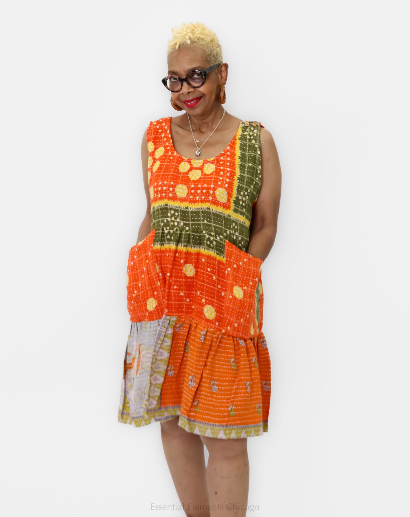 Kantha Meadow Mini Dress