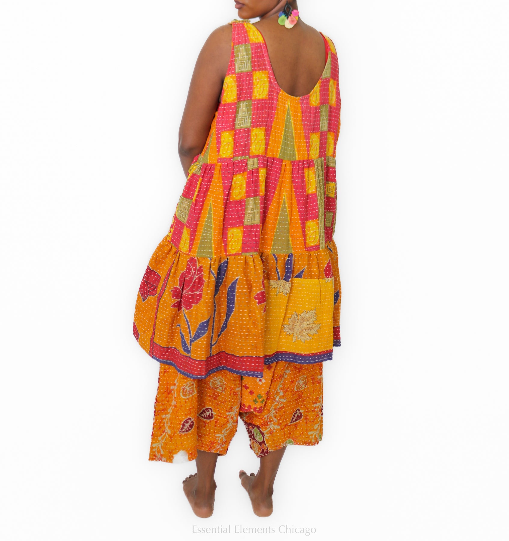 Kantha Meadow Mini Dress