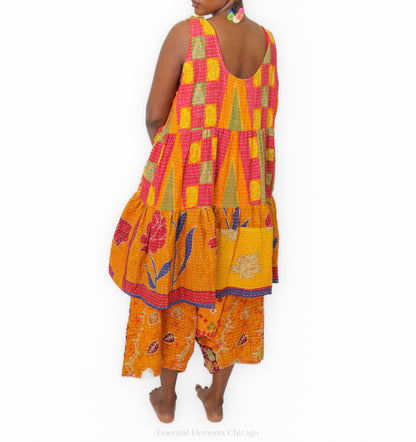 Kantha Meadow Mini Dress
