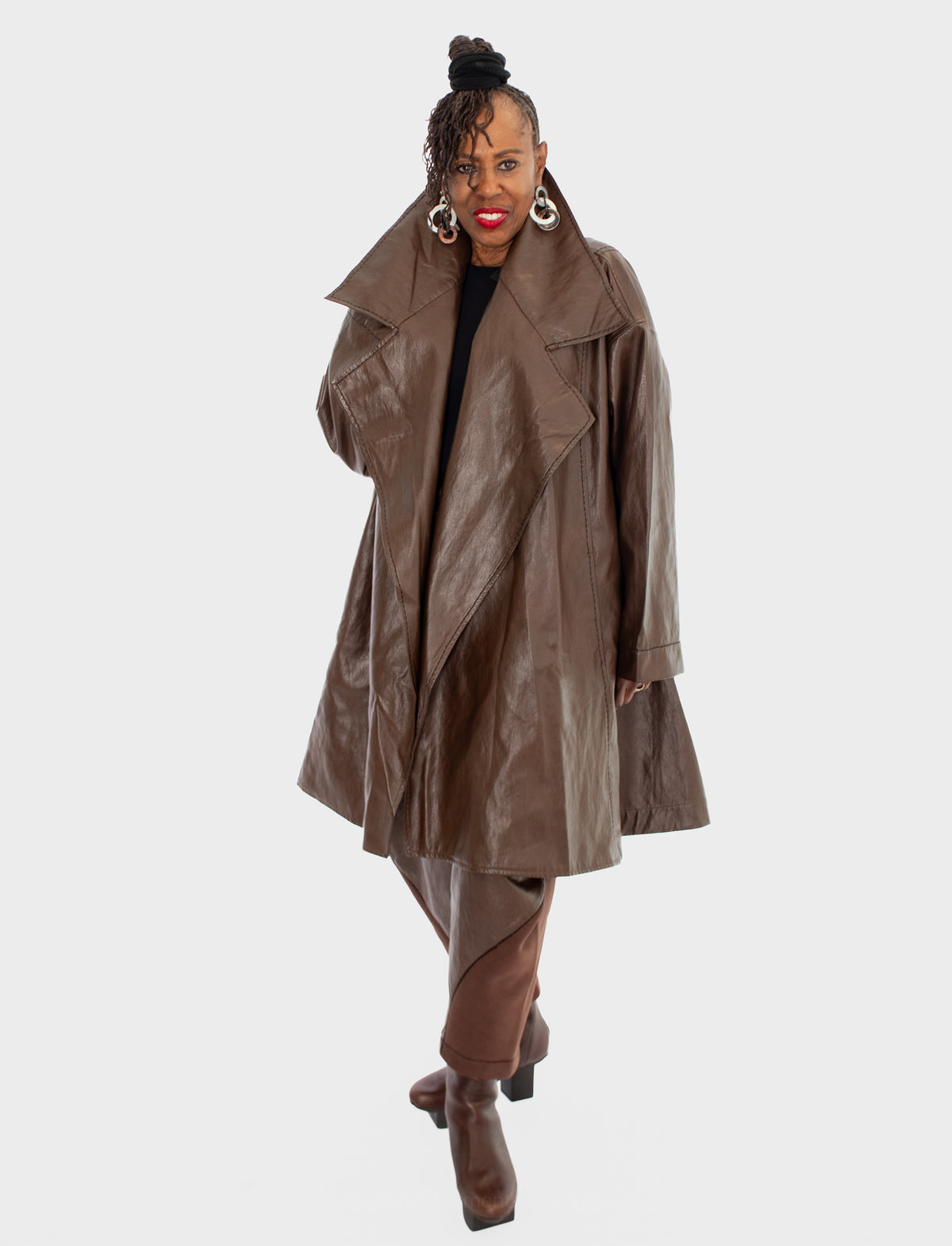 Kedem Sasson Fold Jacket, Brown - Essential Elements Chicago