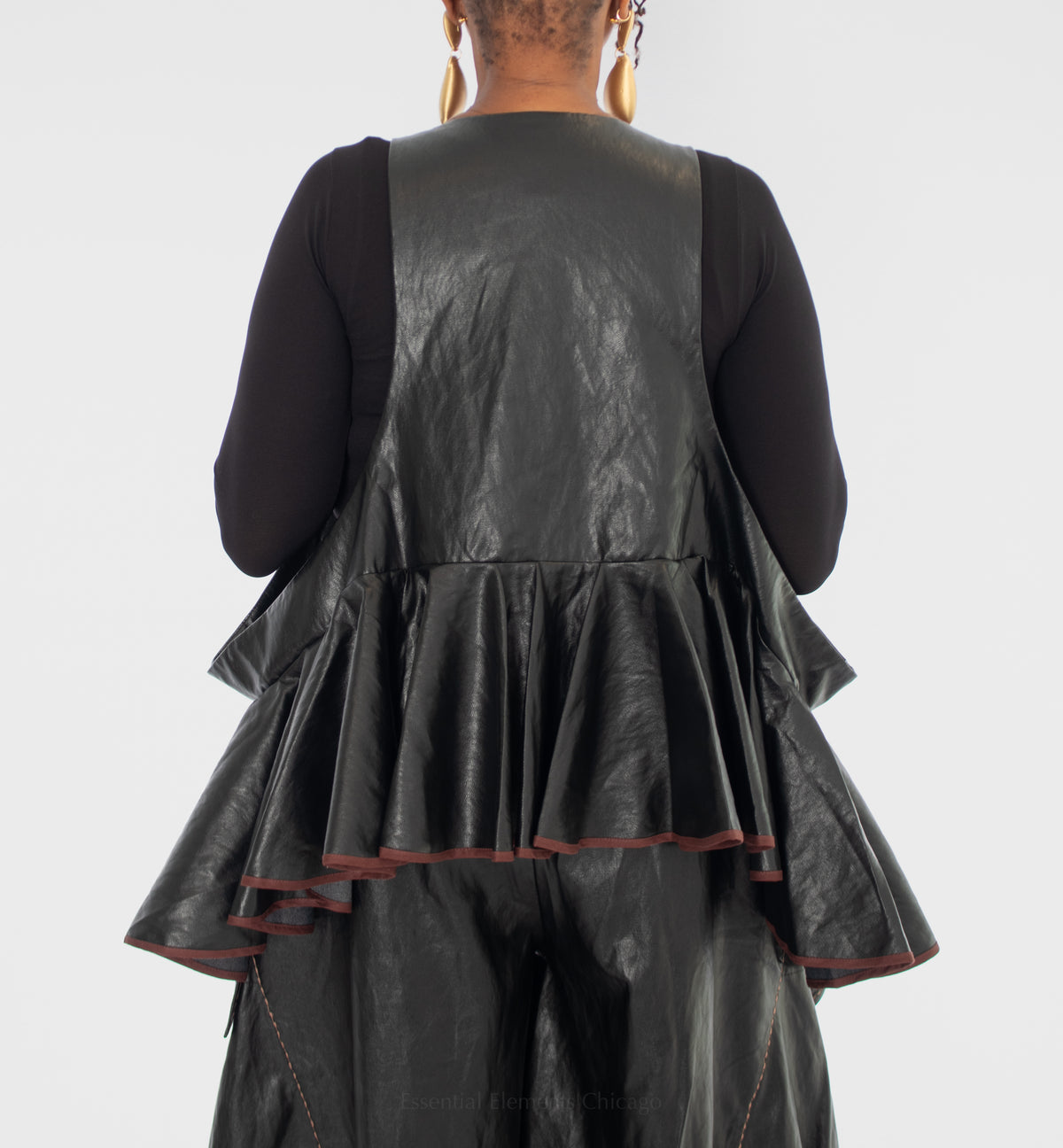 Kedem Sasson Layer Vest, Black - Essential Elements Chicago