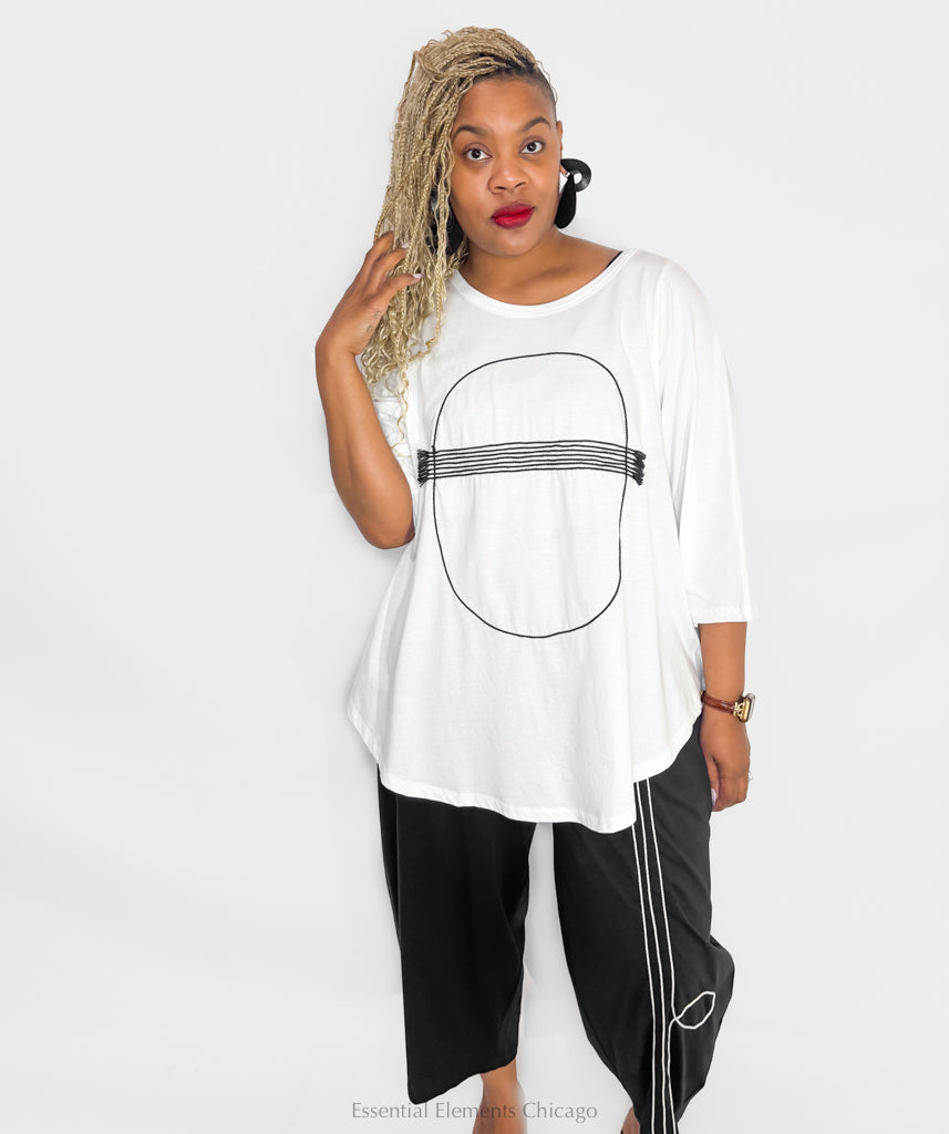 Kedem Sasson Moa Shirt, White - Essential Elements Chicago