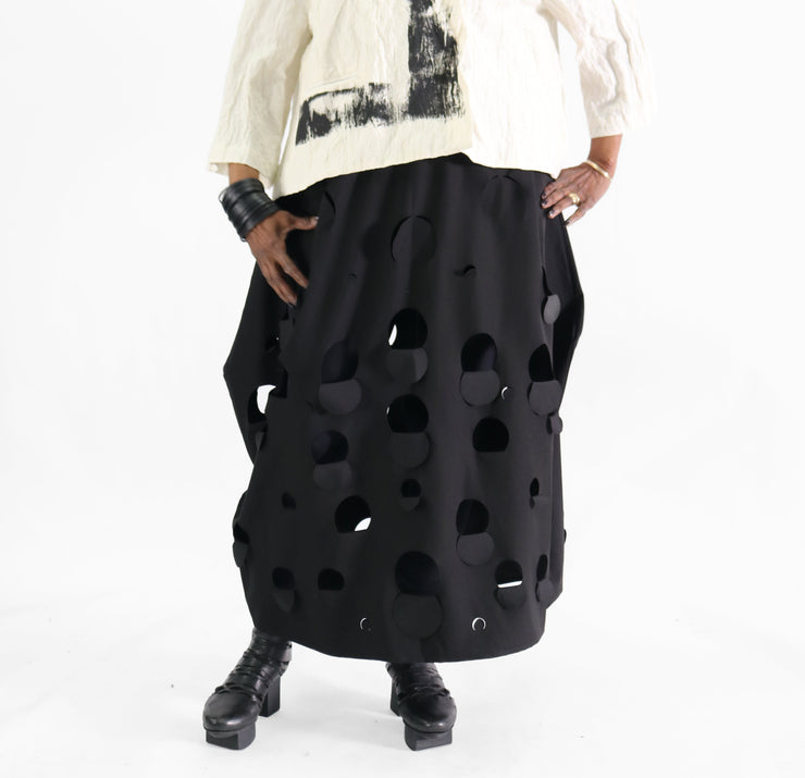 Kedziorek Dot Skirt, Black - Essential Elements Chicago