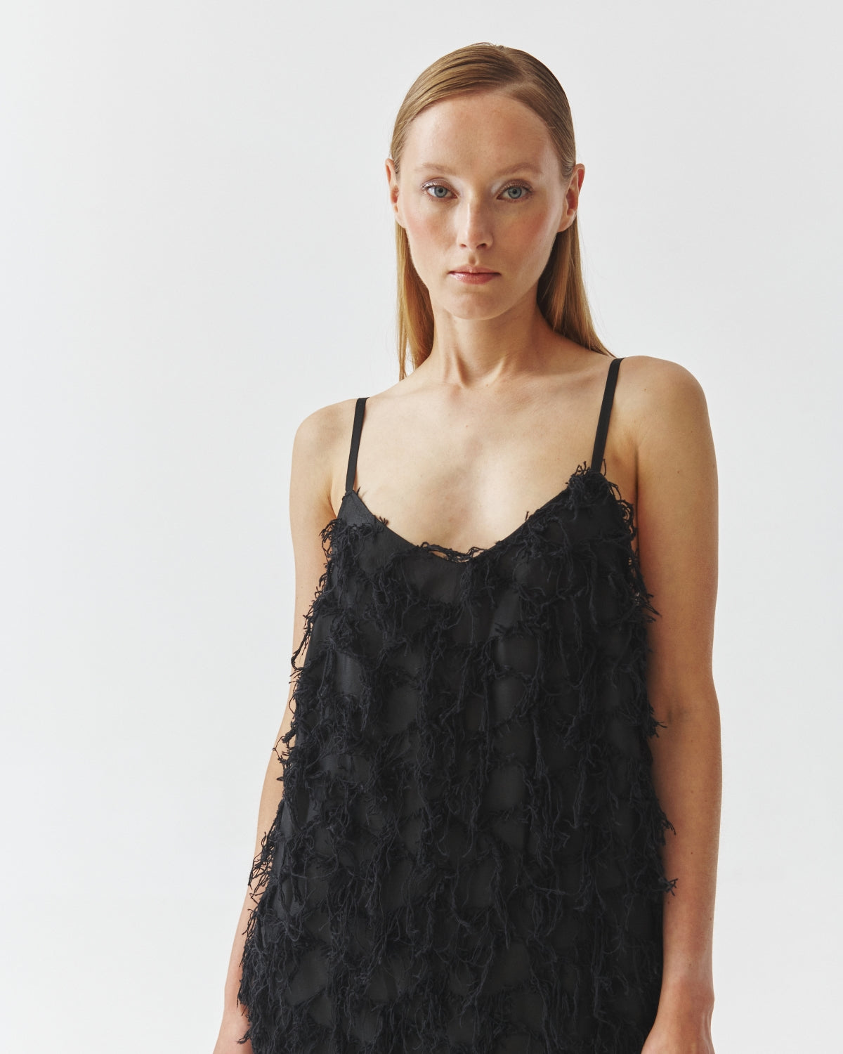 Kedziorek Eyelash Dress, Black - Essential Elements Chicago