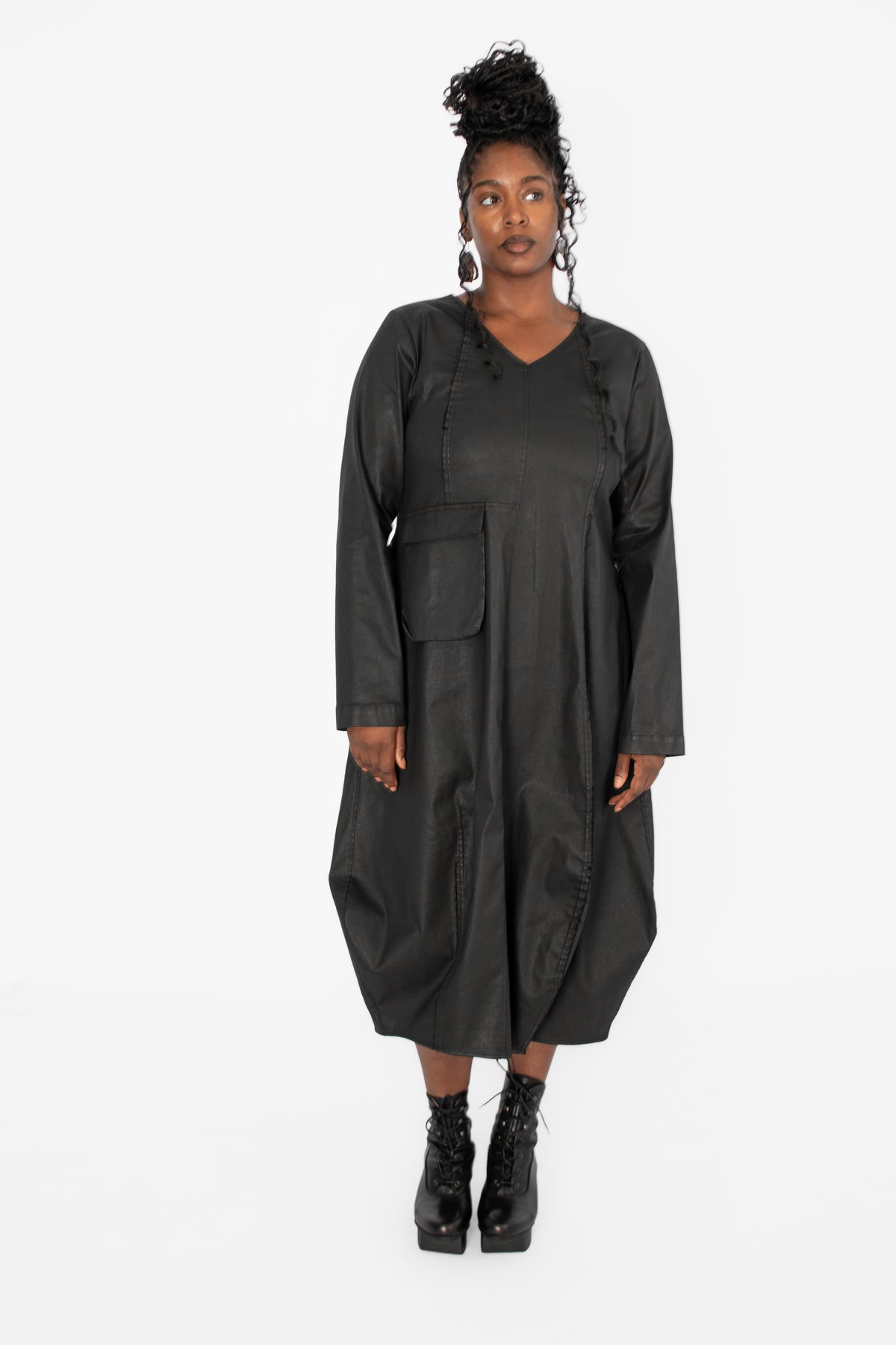Kedziorek Faux Dress, Black - Essential Elements Chicago