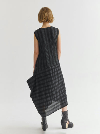 Kedziorek Geo Stripe Dress - Essential Elements Chicago