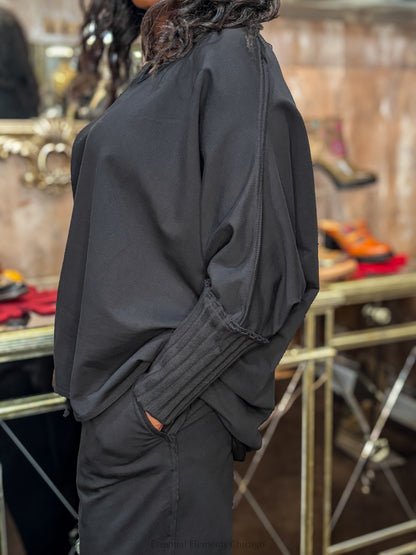 Kedziorek Ribbed Cuff Top