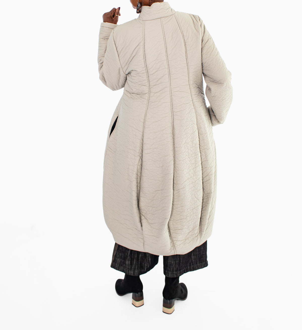 Kedziorek Textured Coat, Cloud - Essential Elements Chicago