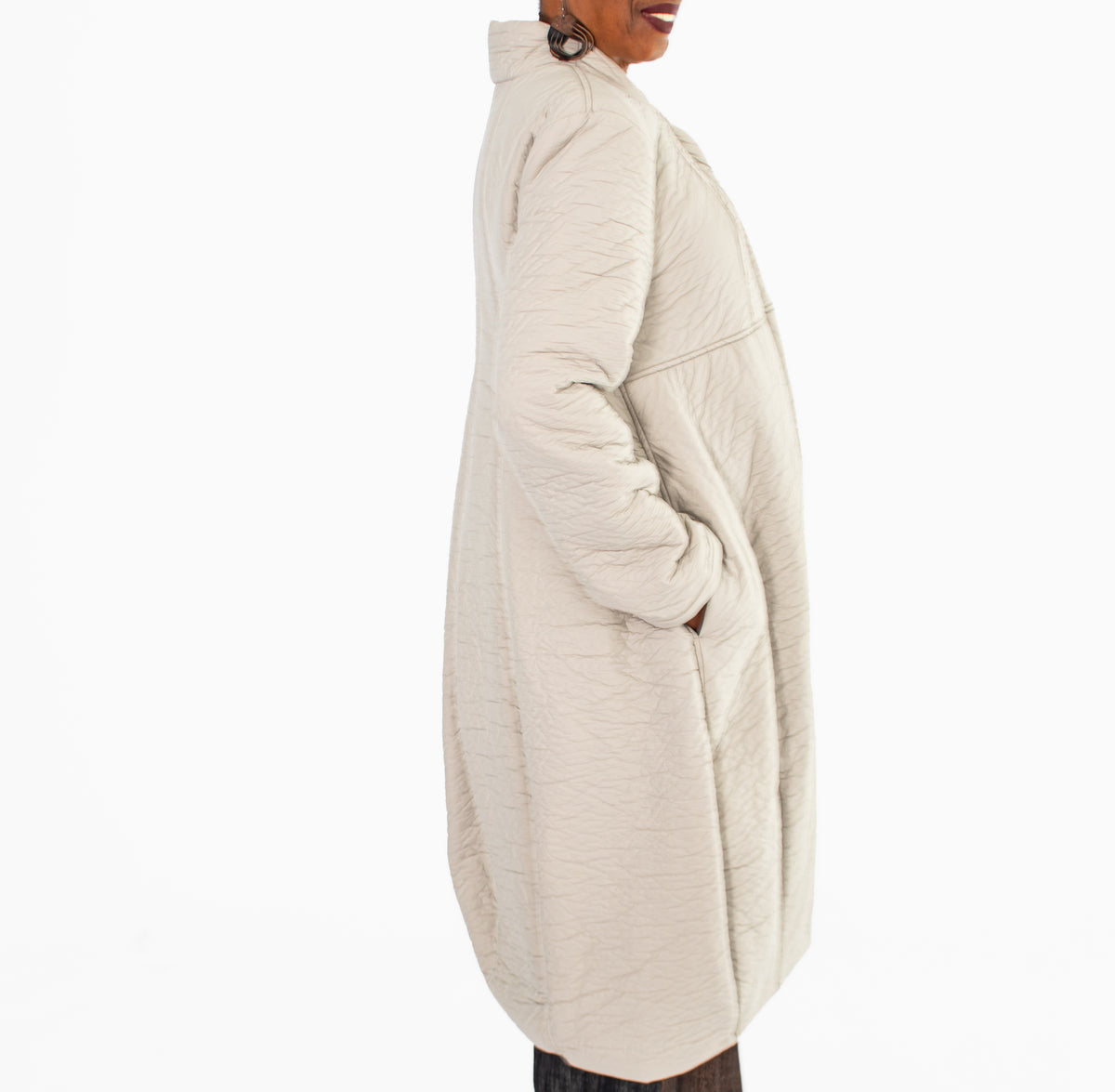 Kedziorek Textured Coat, Cloud - Essential Elements Chicago