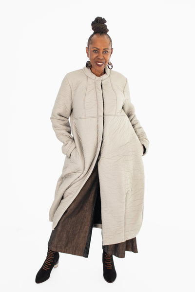 Kedziorek Textured Coat, Cloud - Essential Elements Chicago
