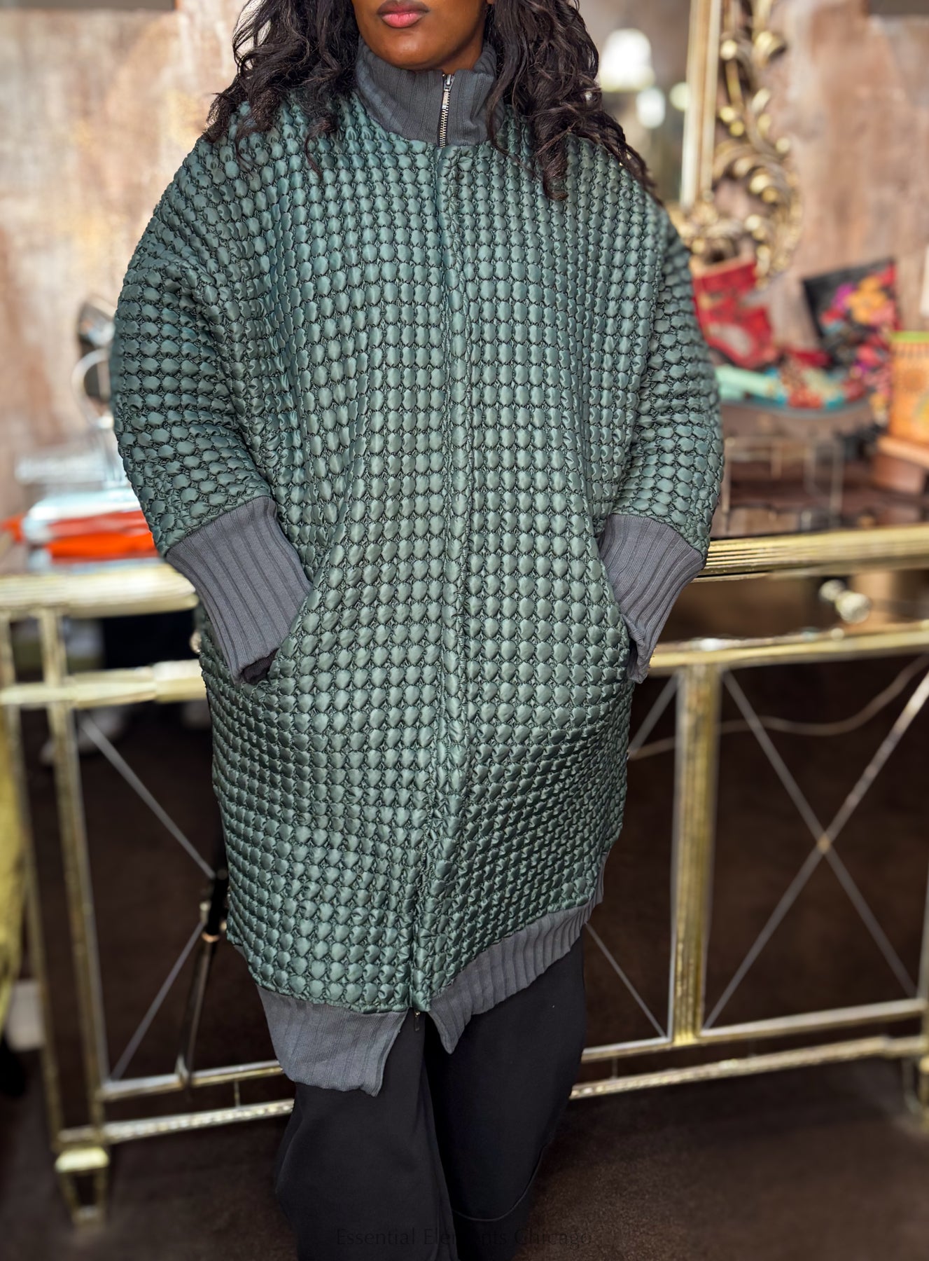 Kedziorek Textured Jacket, Peat