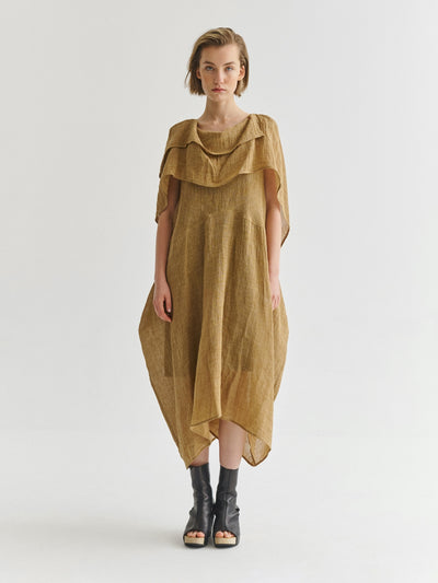 Kedziorek Tulip Linen Dress - Essential Elements Chicago