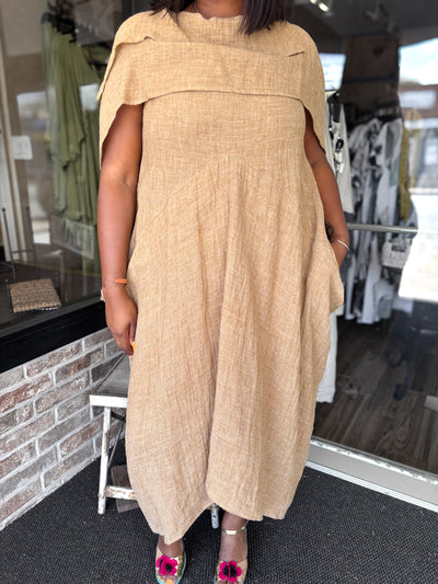 Kedziorek Tulip Linen Dress - Essential Elements Chicago