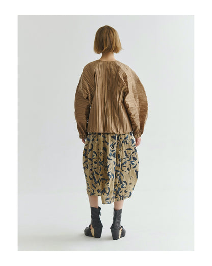 Kedziorek Pleated Jacket, Beige