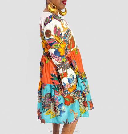 KikiSol Fiji Ruffle Dress - Essential Elements Chicago
