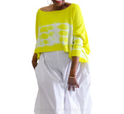 Kozan 2-Way Sweater, Lime - Essential Elements Chicago