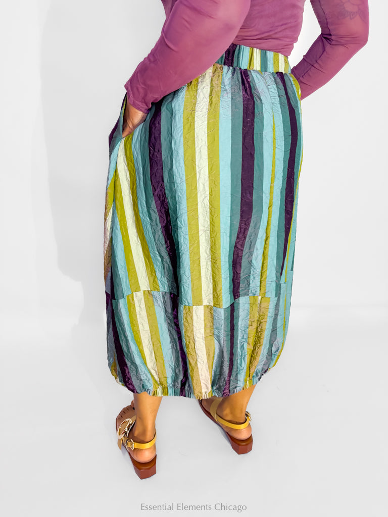 Kozan Adley Skirt, Warm Stripe - Essential Elements Chicago