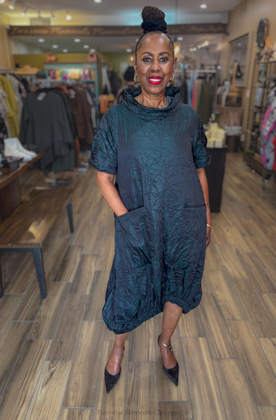 Kozan Aksana Dress, Everglade - Essential Elements Chicago