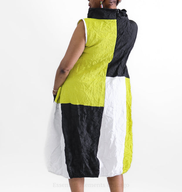 Kozan Alessandra Dress, Lime - Essential Elements Chicago
