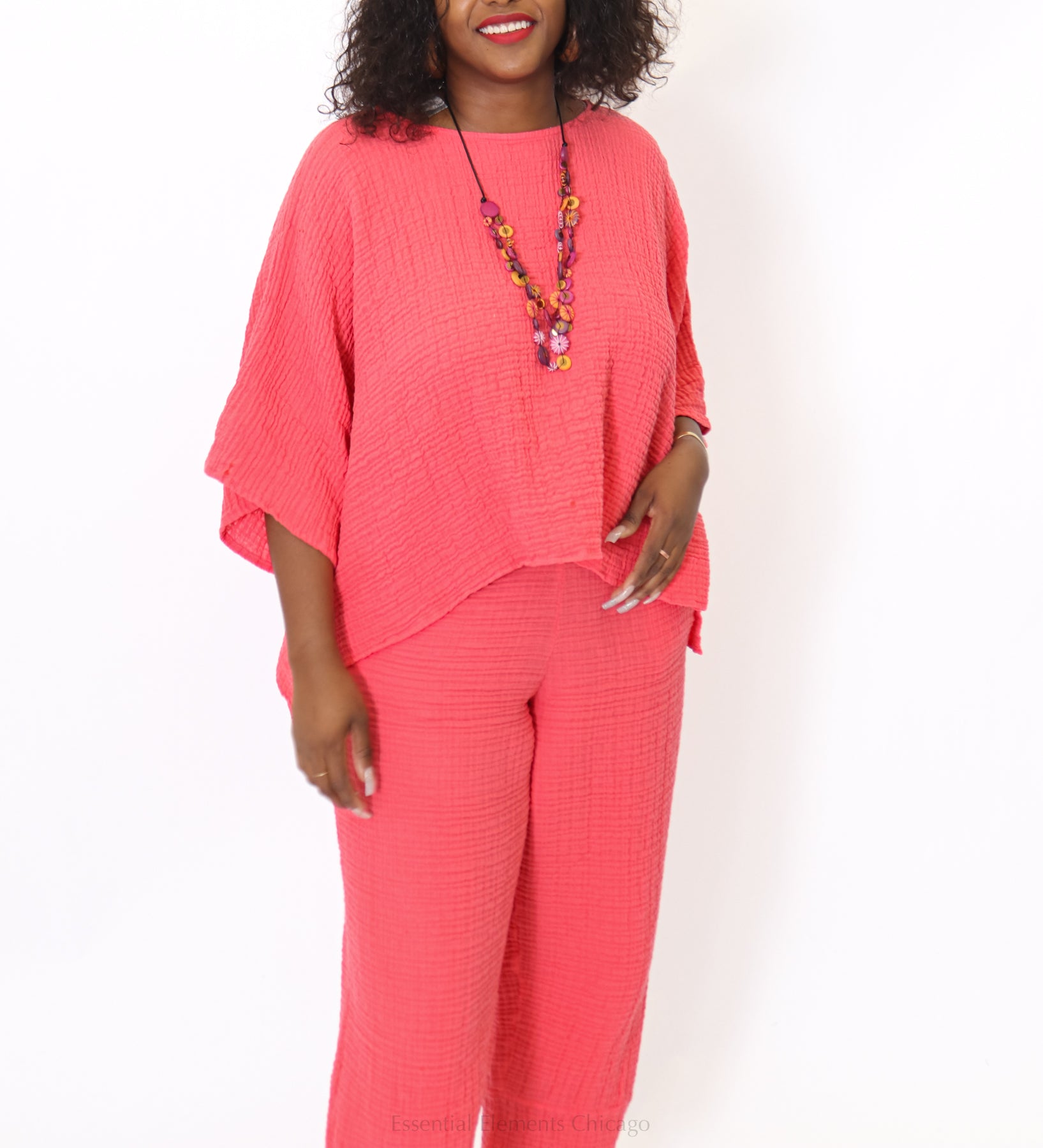 Kozan Alina Cotton Gauze Top - Essential Elements Chicago