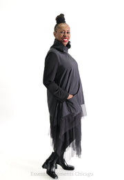 Kozan Amos Tunic, Black - Essential Elements Chicago