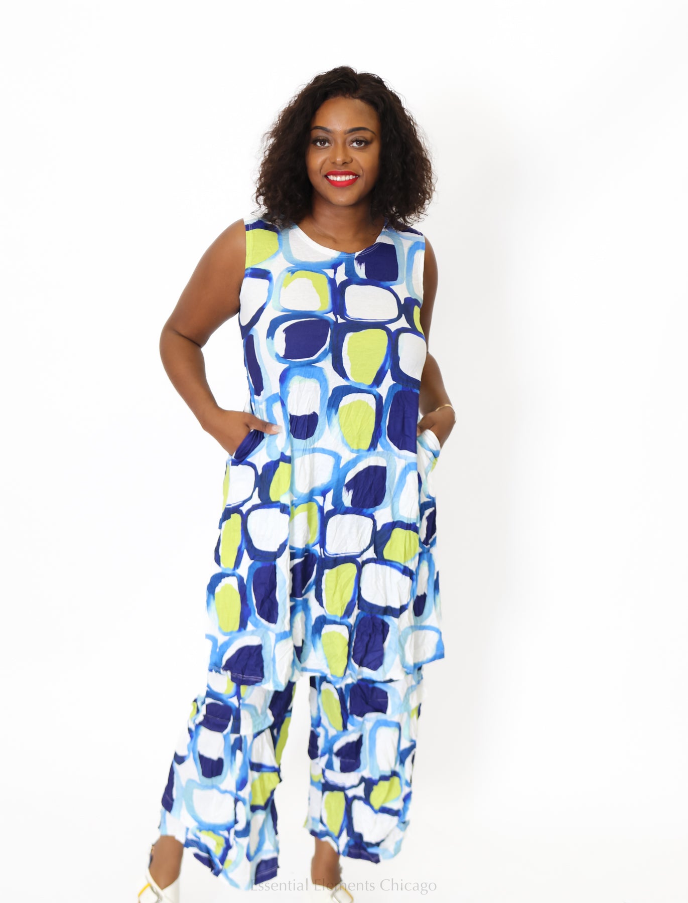 Kozan Cody Dress, Tile - Essential Elements Chicago