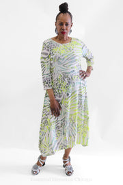 Kozan Demi Dress, Jungle - Essential Elements Chicago