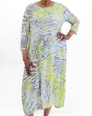 Kozan Demi Dress, Jungle - Essential Elements Chicago