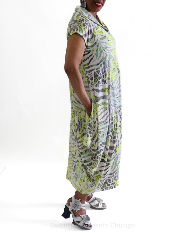 Kozan Diego Dress, Jungle - Essential Elements Chicago