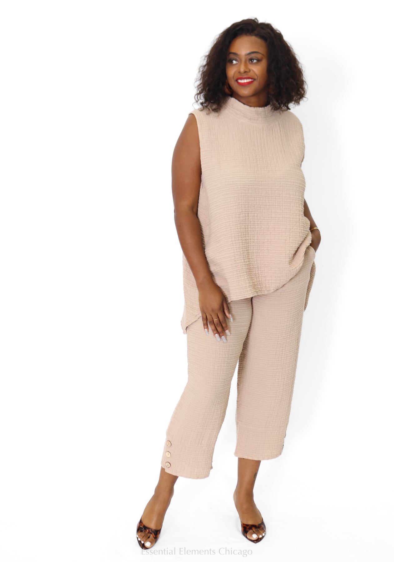 Kozan Harlow Cotton Gauze Tunic - Essential Elements Chicago