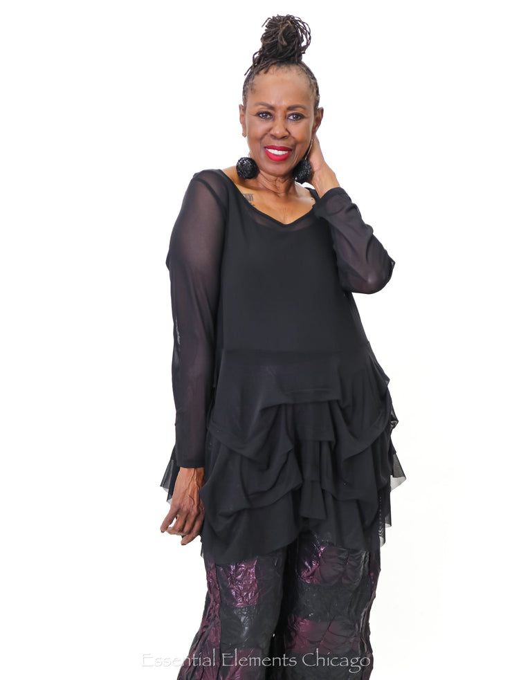 Kozan Mavis Tunic, Black - Essential Elements Chicago