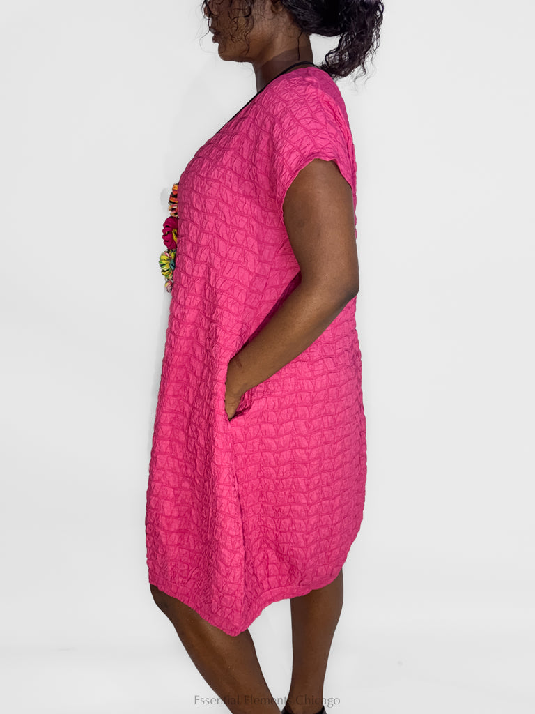 Kozan Simona Dress, Flamingo - Essential Elements Chicago