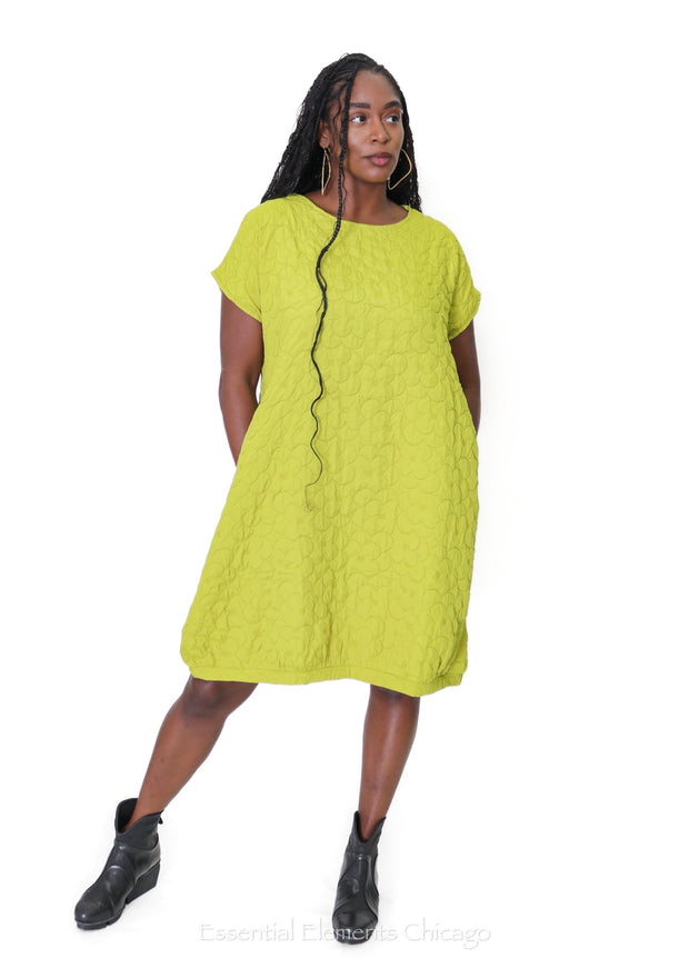 Kozan Simona Dress, Honeydew - Essential Elements Chicago