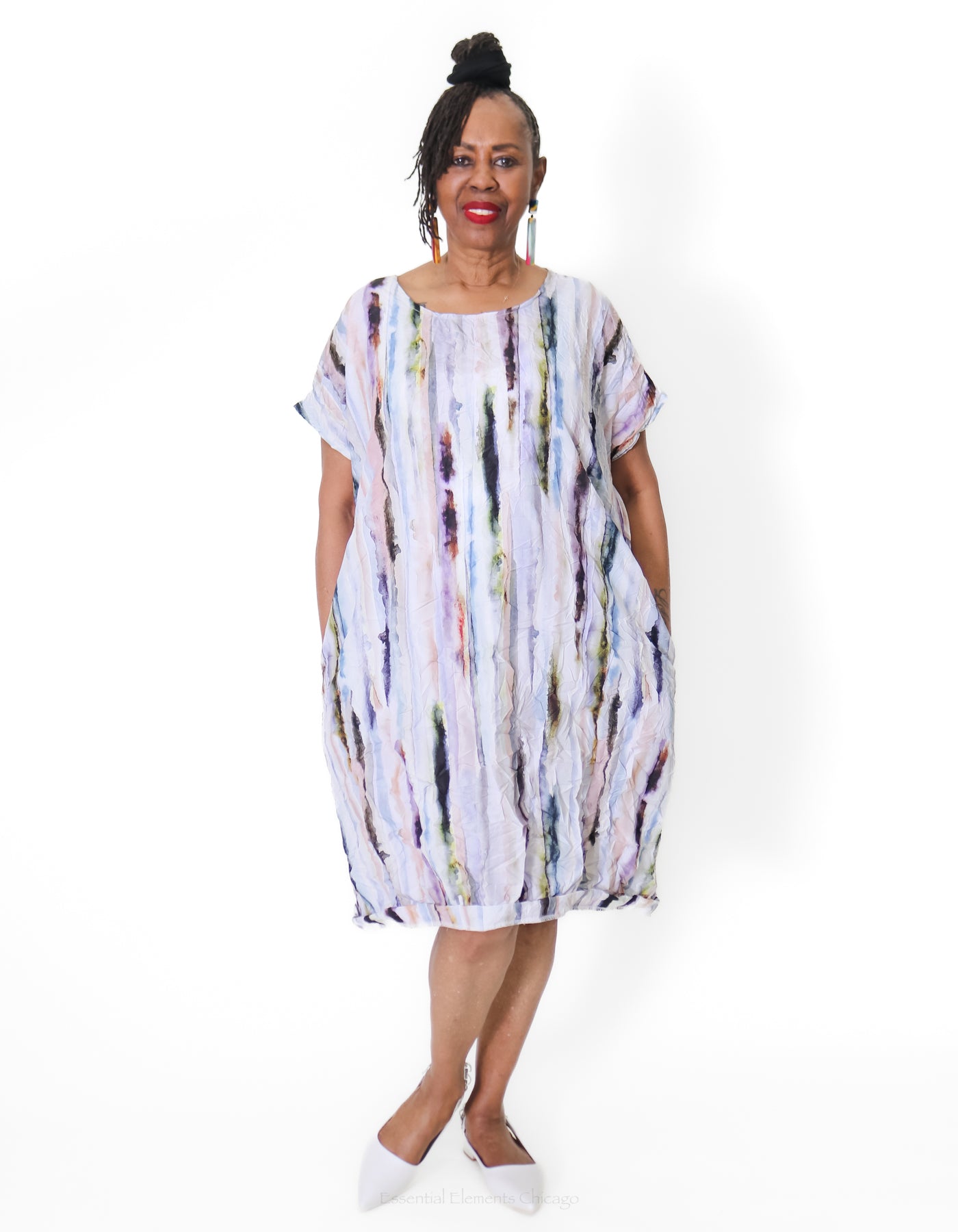 Kozan Simona Dress, Marble - Essential Elements Chicago