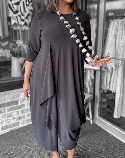 Kozan Tiara Dress, Black - Essential Elements Chicago